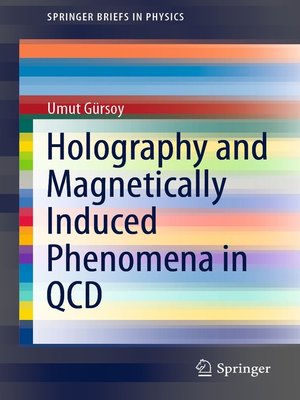 cover image of Holography and Magnetically Induced Phenomena in QCD
